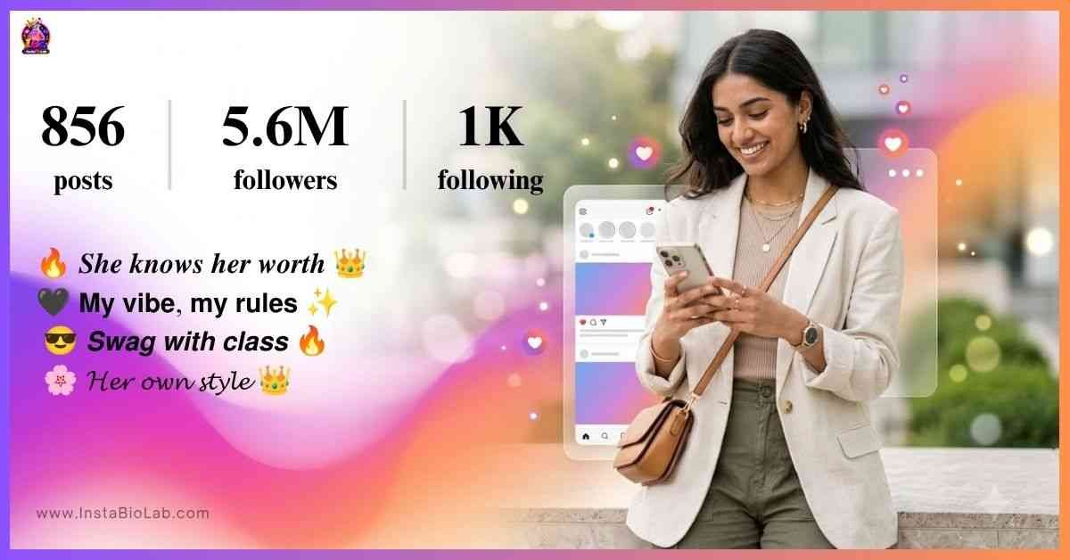 Attitude Bio For Instagram For Girl​