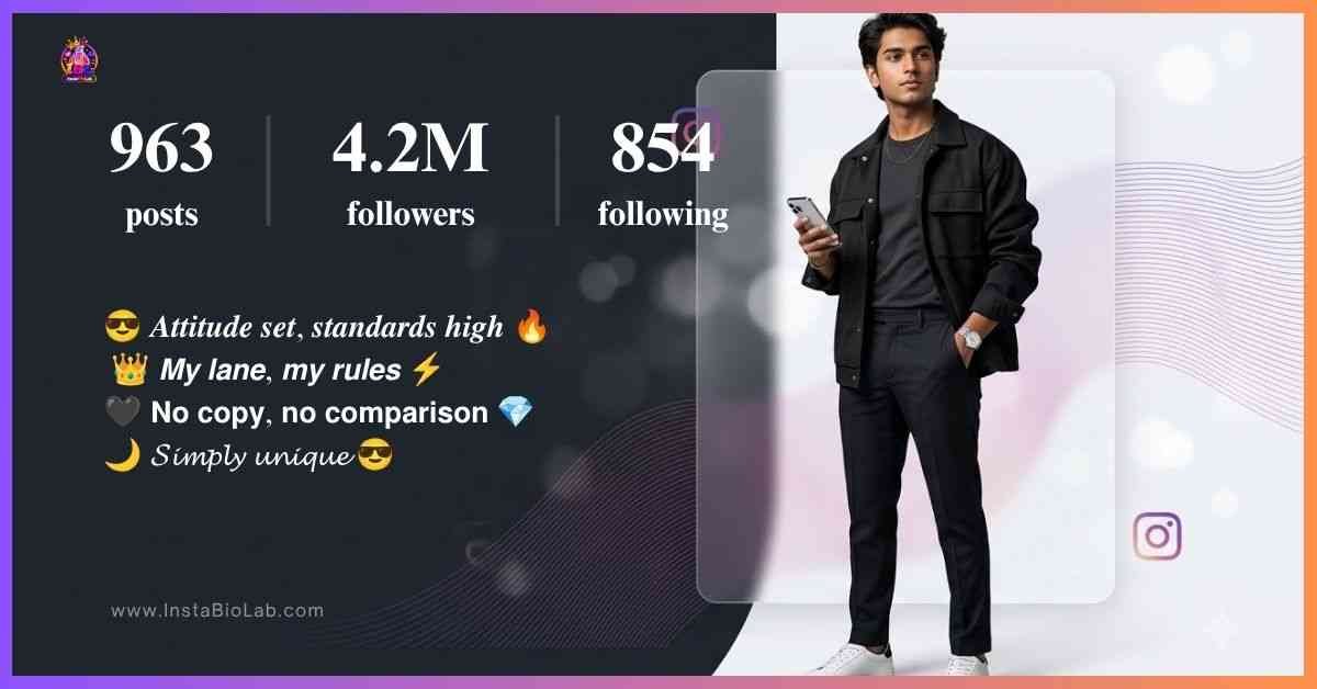 Attitude Bio For Instagram​