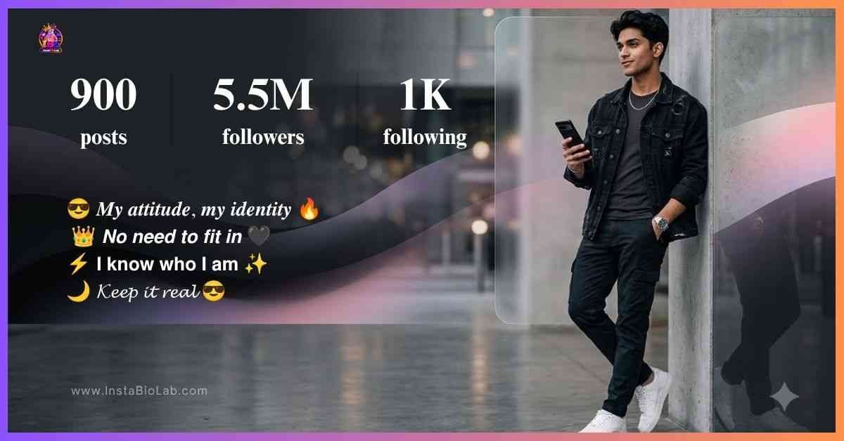 Attitude Instagram Bio