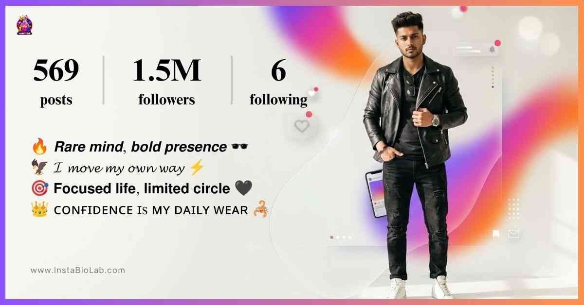 Attitude Instagram Bio For Boys​