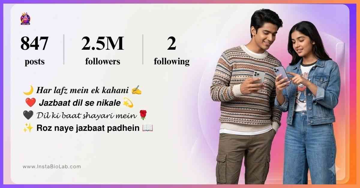 Best Bio For Instagram Shayari Page In Hindi​