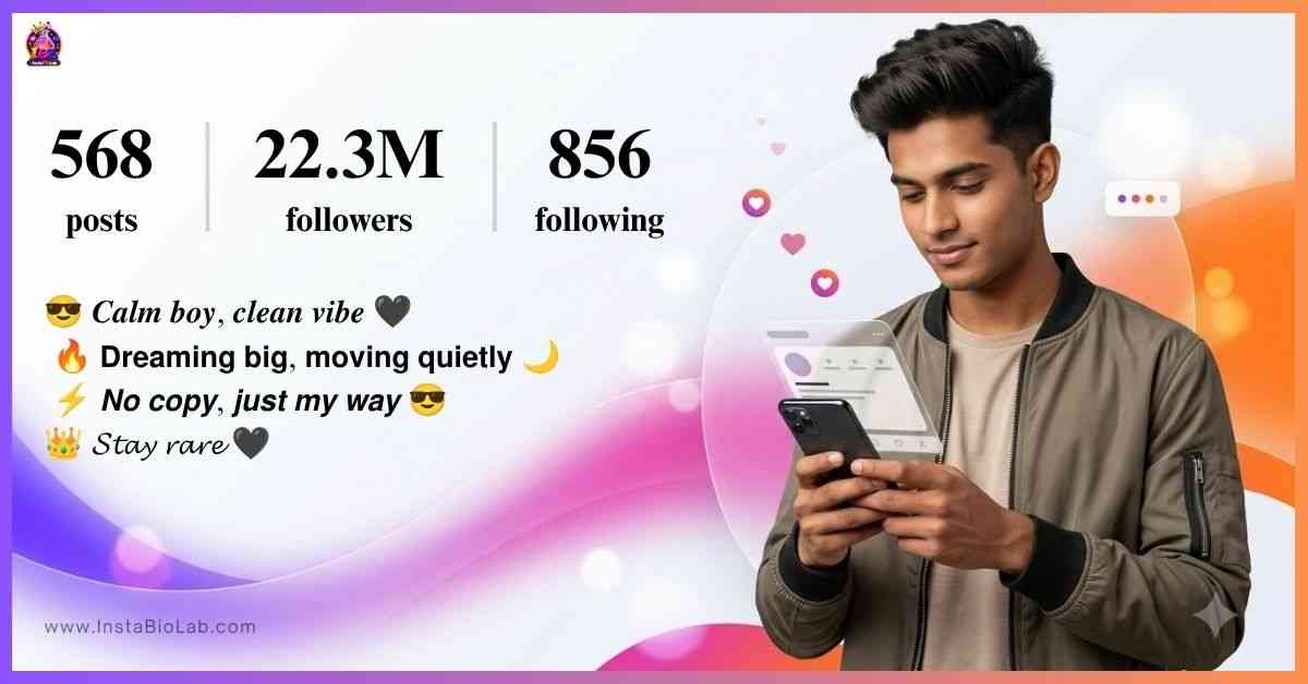 Best Insta Bio For Boys​