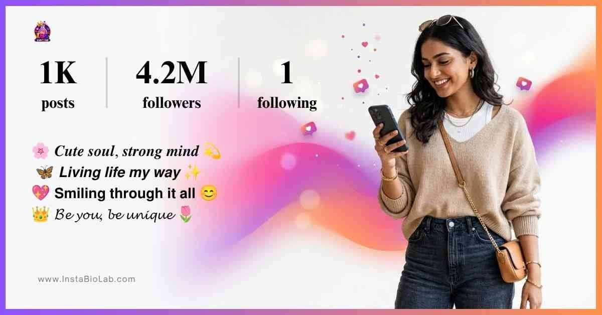 Best Instagram Bio With Emoji For Girl​