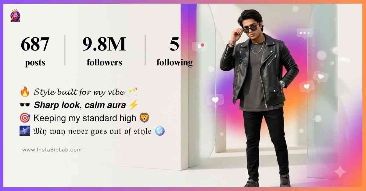 Bio For Instagram For Boy Attitude 2026 Stylish​