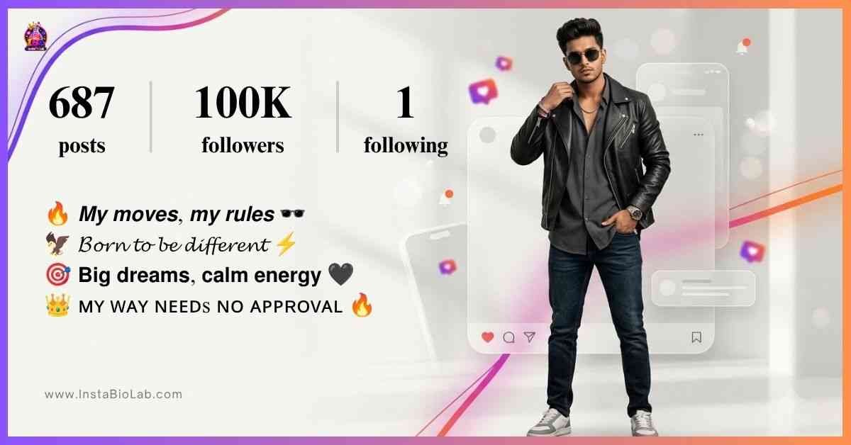 Bio For Instagram For Boy Attitude In English