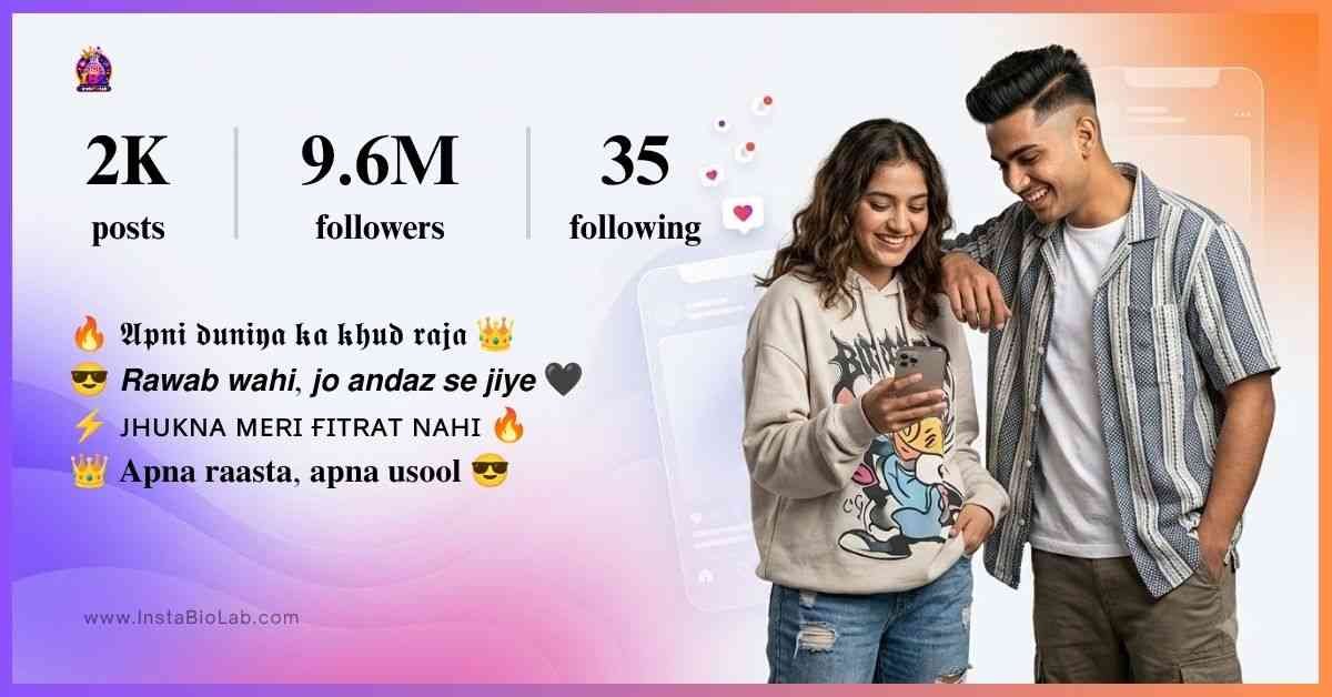 Bio For Instagram For Boy Attitude In Hindi​