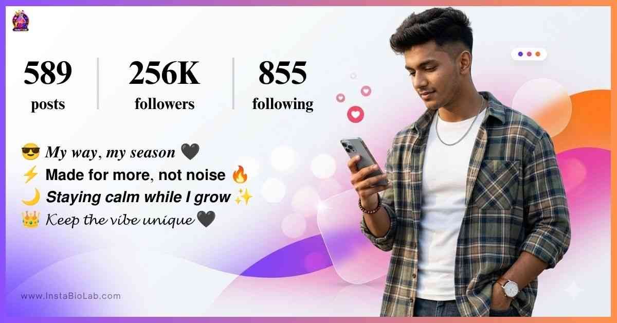 Bio For Instagram For Boys​