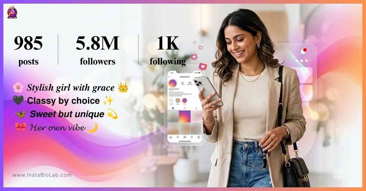 Bio For Instagram For Girl In Stylish Font