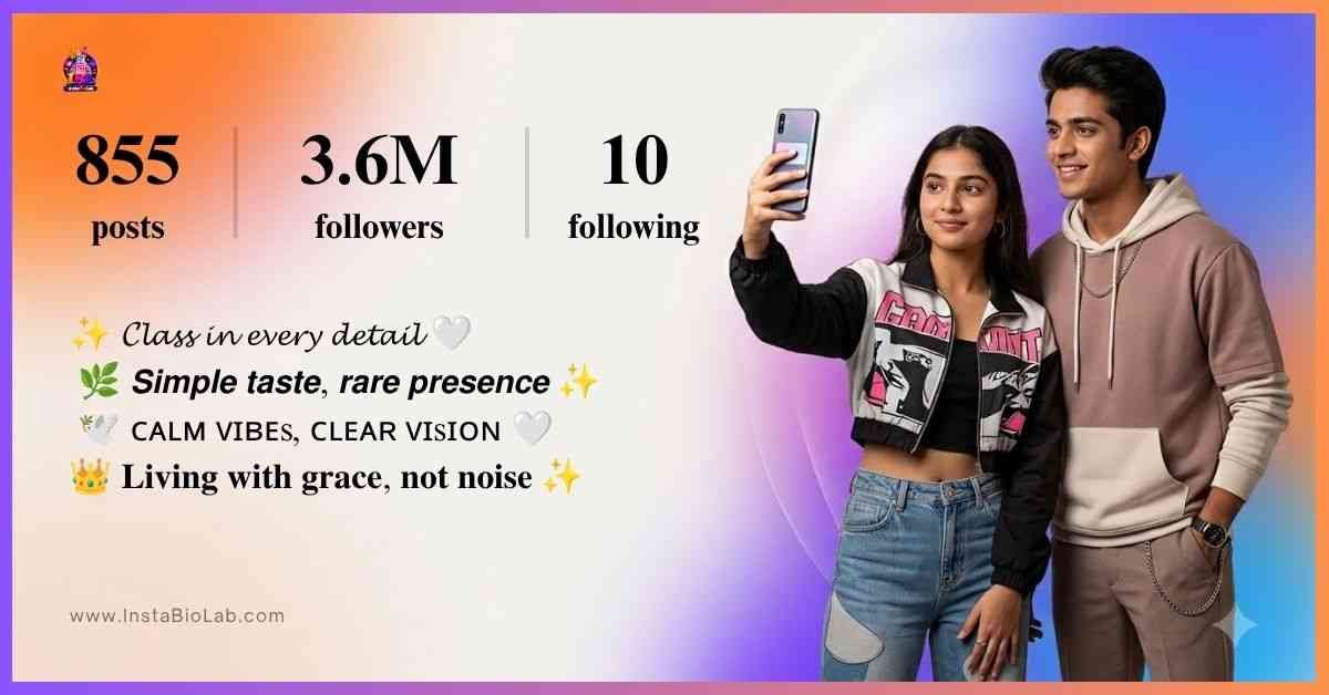 Classy Bio For Instagram​