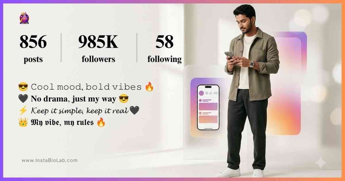 Cool Attitude Bio For Instagram​