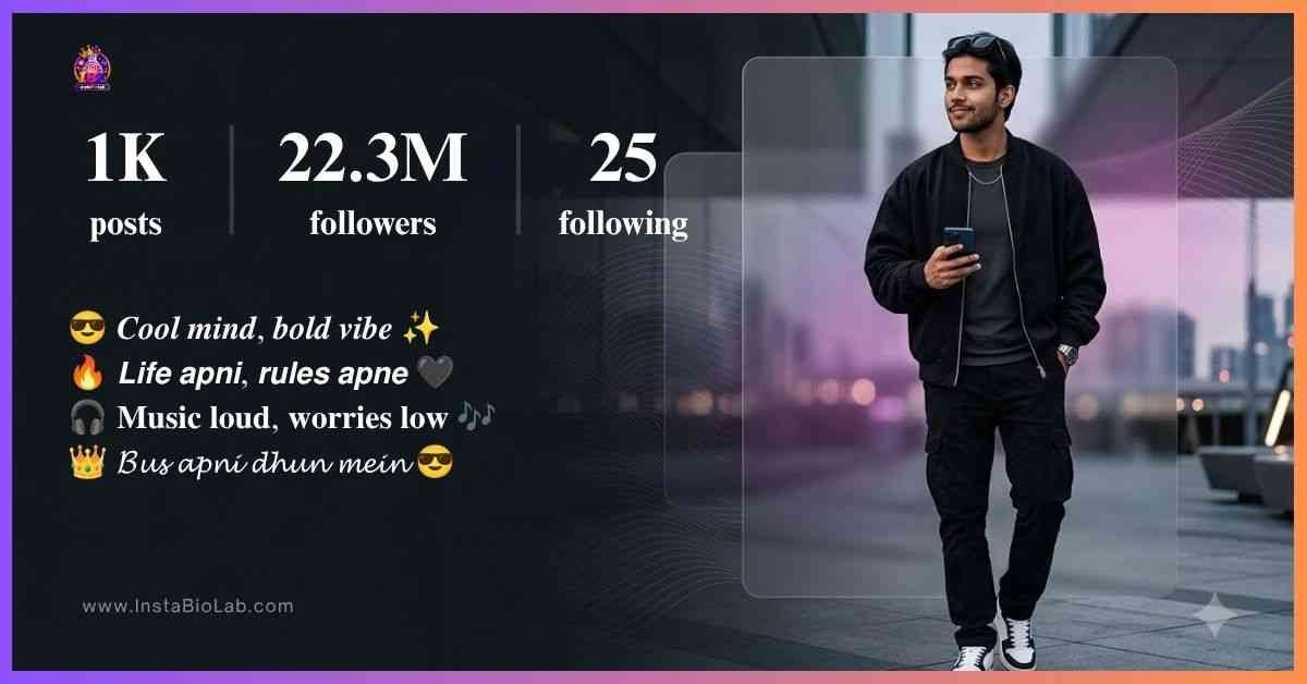 Cool Bio For Instagram Boy