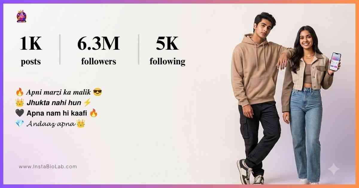 Hindi Attitude Bio For Instagram​