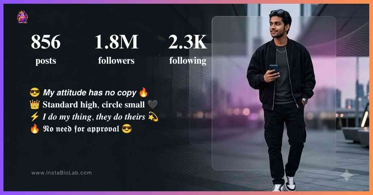 Instagram Attitude Bio