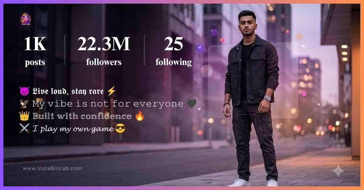 Instagram Attitude Bio
