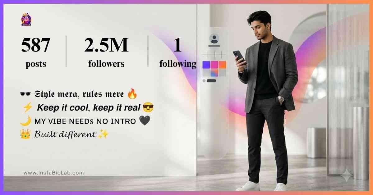 Instagram Bio Font Style For Boy​