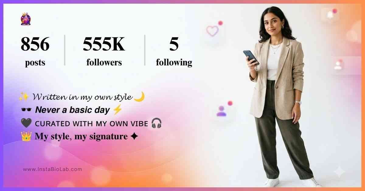 Instagram Bio Font Style​