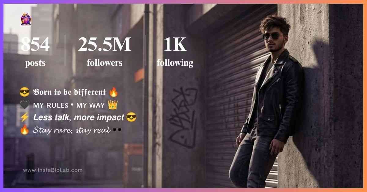 Instagram Bio For Boys Attitude​