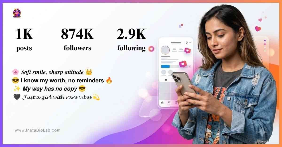 Instagram Bio For Girls Attitude​