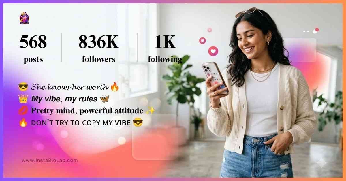 Instagram Bio For Girls Attitude​