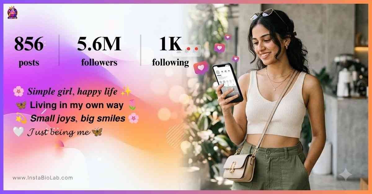 Instagram Bio For Girls Simple​