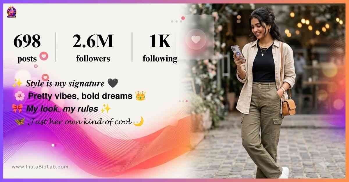 Instagram Bio For Girls Stylish​