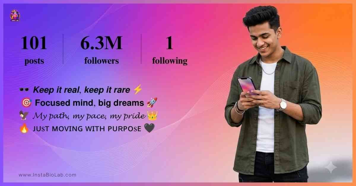 Instagram Bio Ideas For Boys