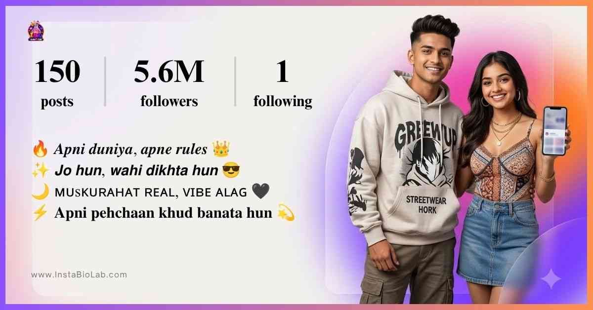 Instagram Bio Styles Hindi​