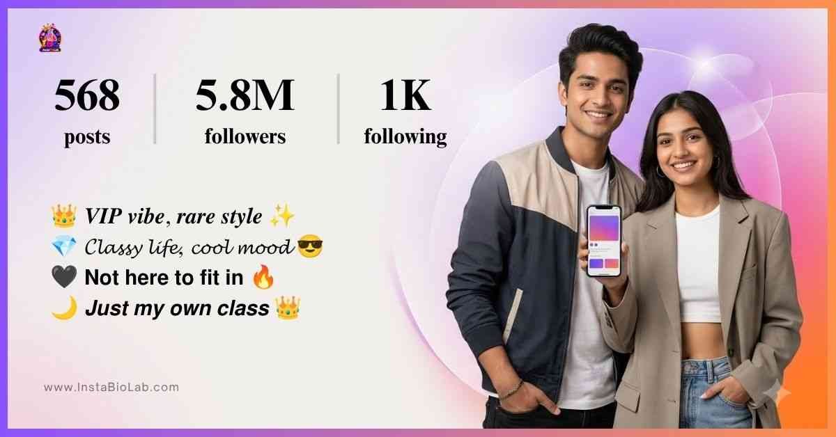 Instagram VIP Bio Stylish Font​