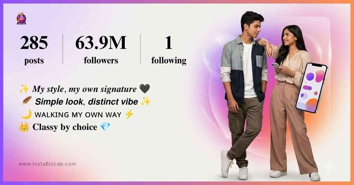 Style Bio For Instagram​