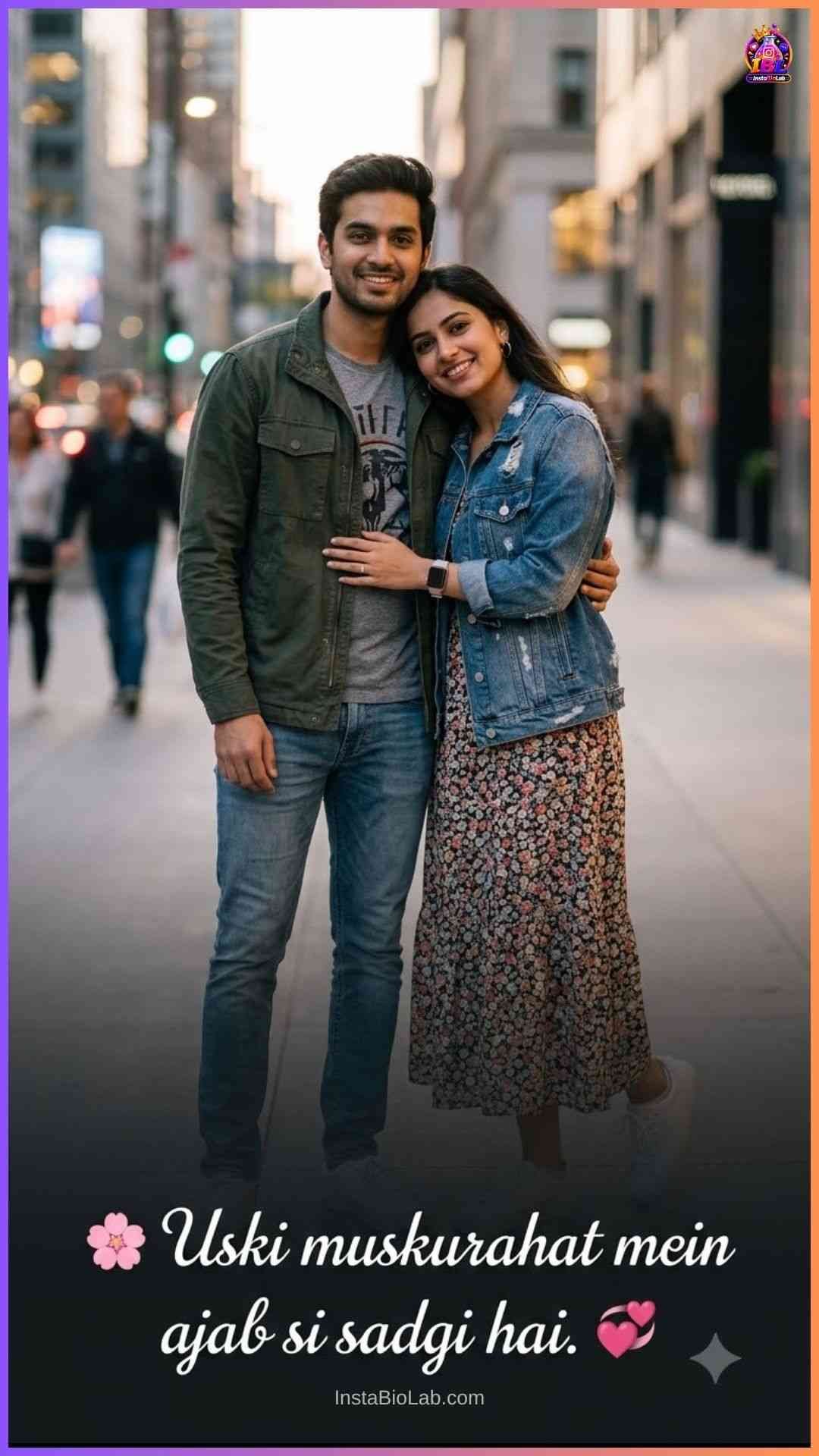Caption For Cute Girl In Hindi One Line​