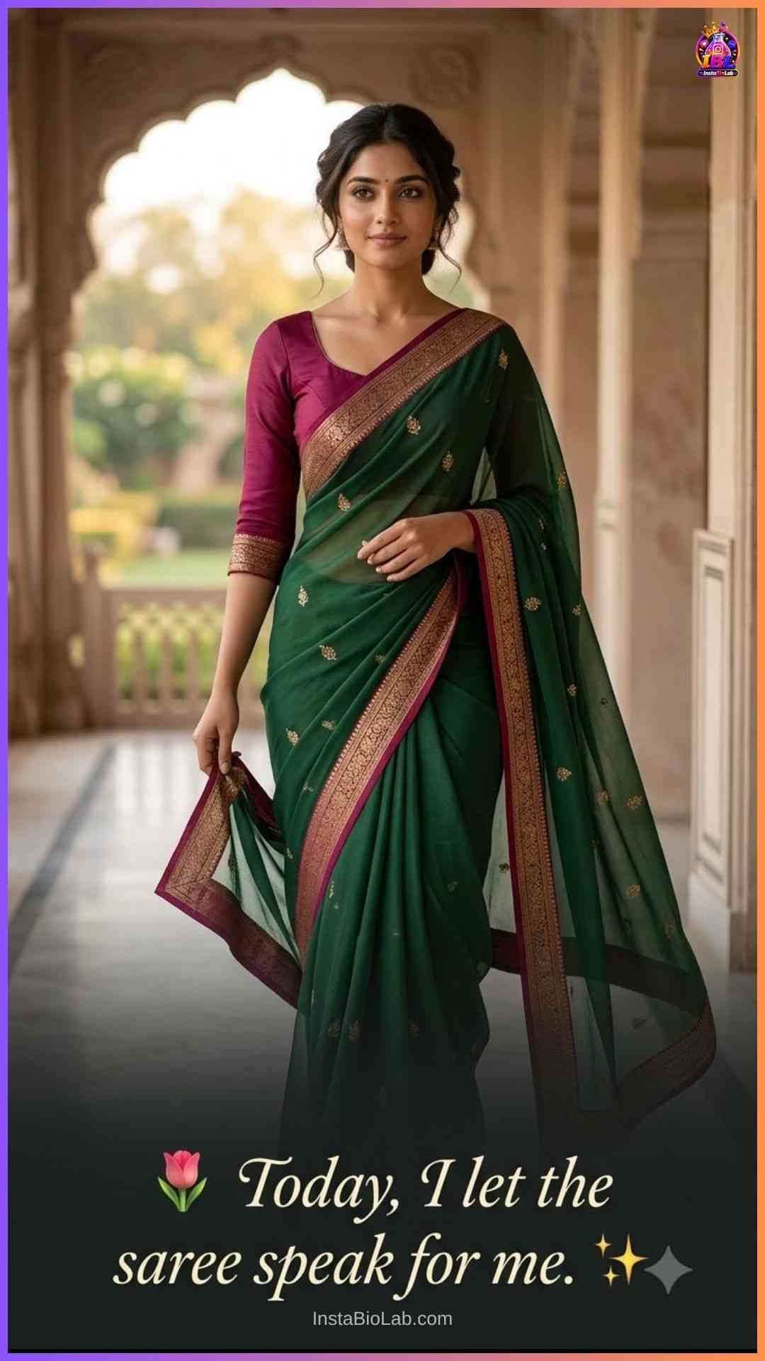 Caption For Saree For Instagram​