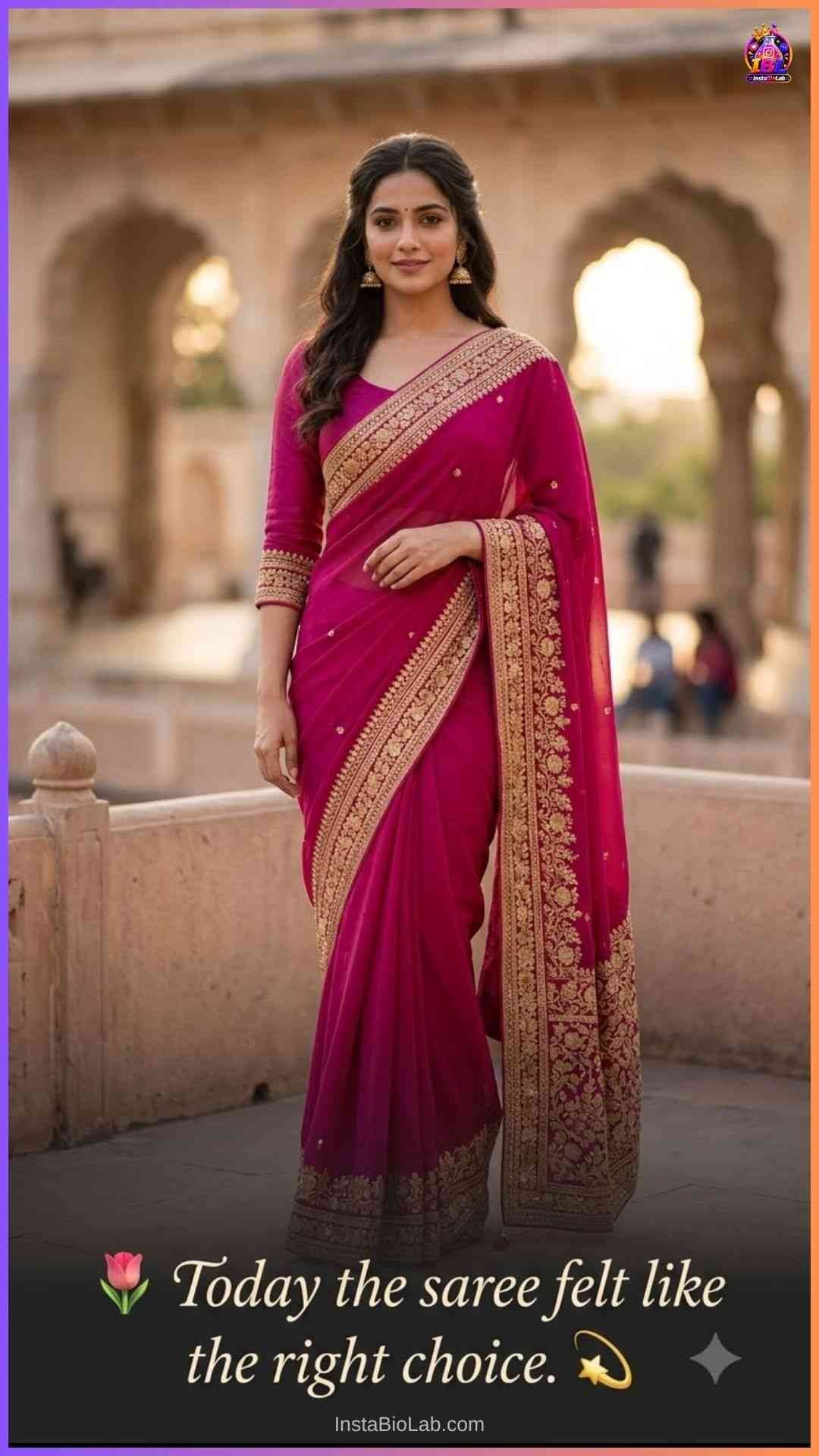 Instagram Captions For Saree