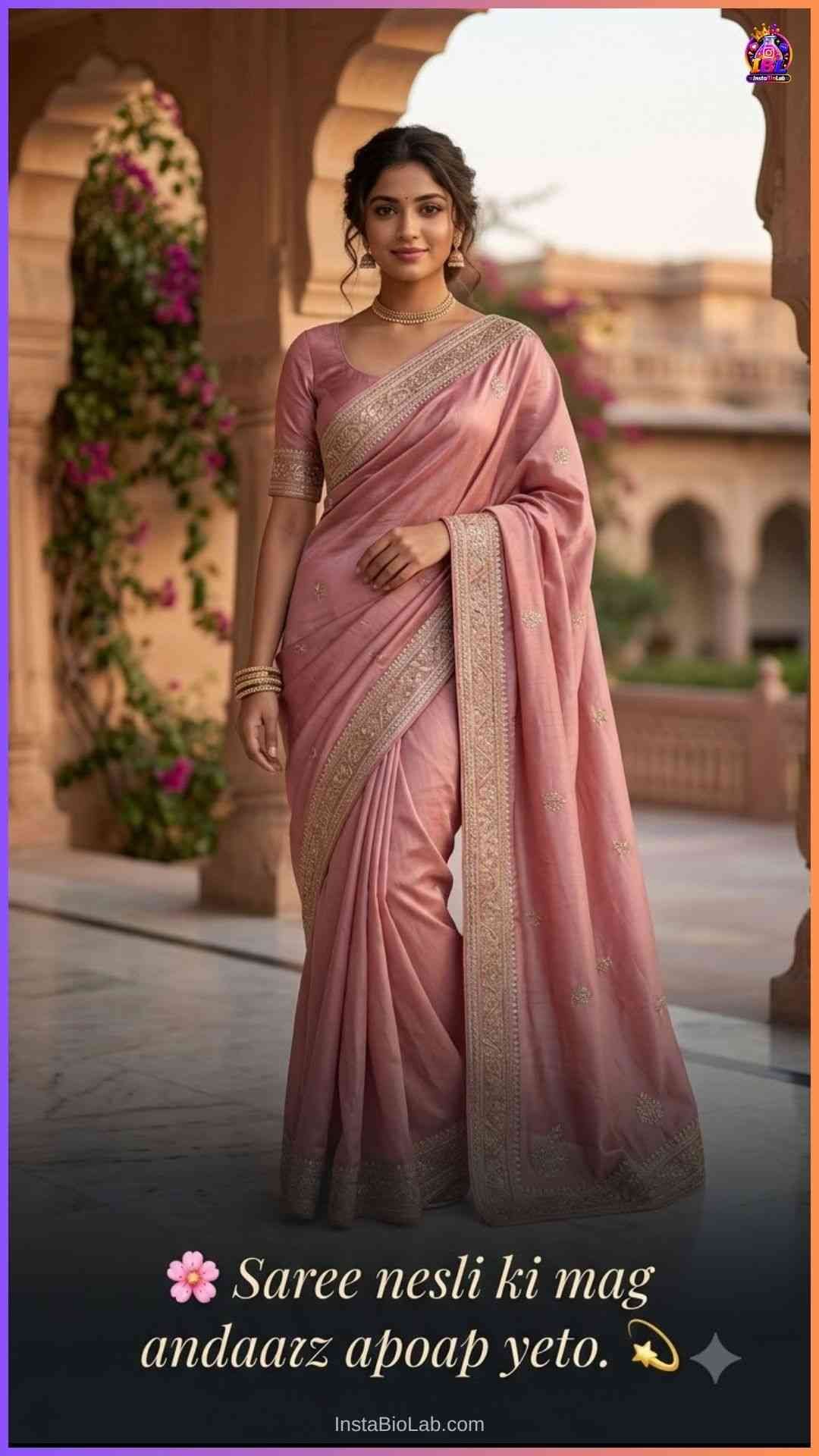 Marathi Saree Caption For Instagram​