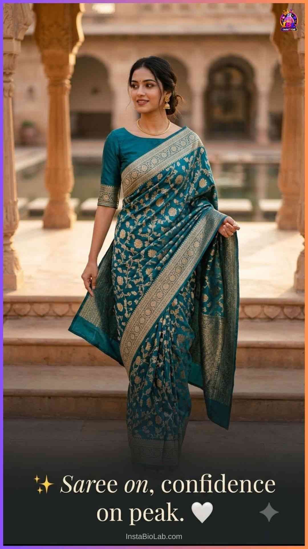 Saree Caption For Instagram