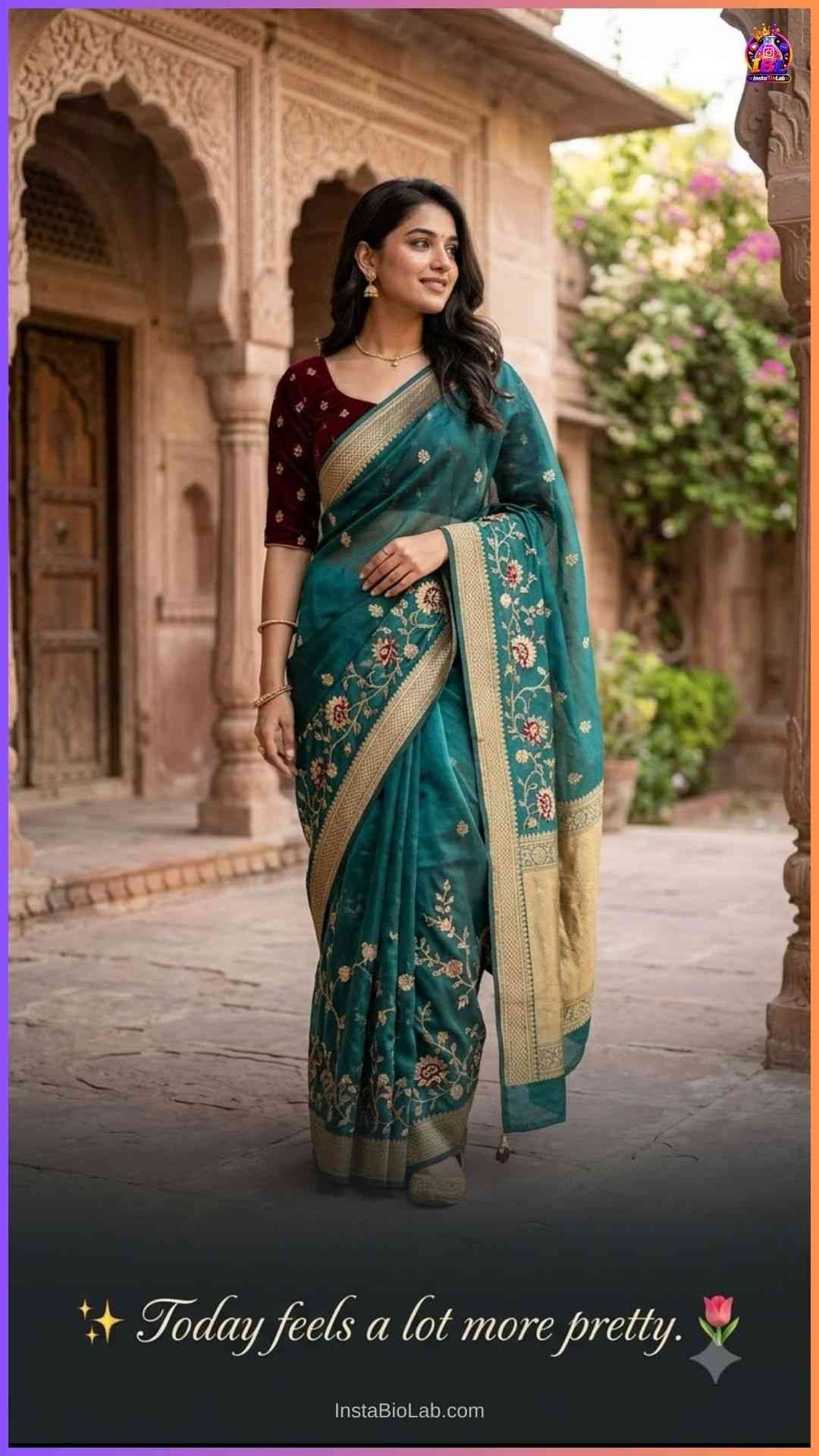 Saree Captions For Instagram In English​