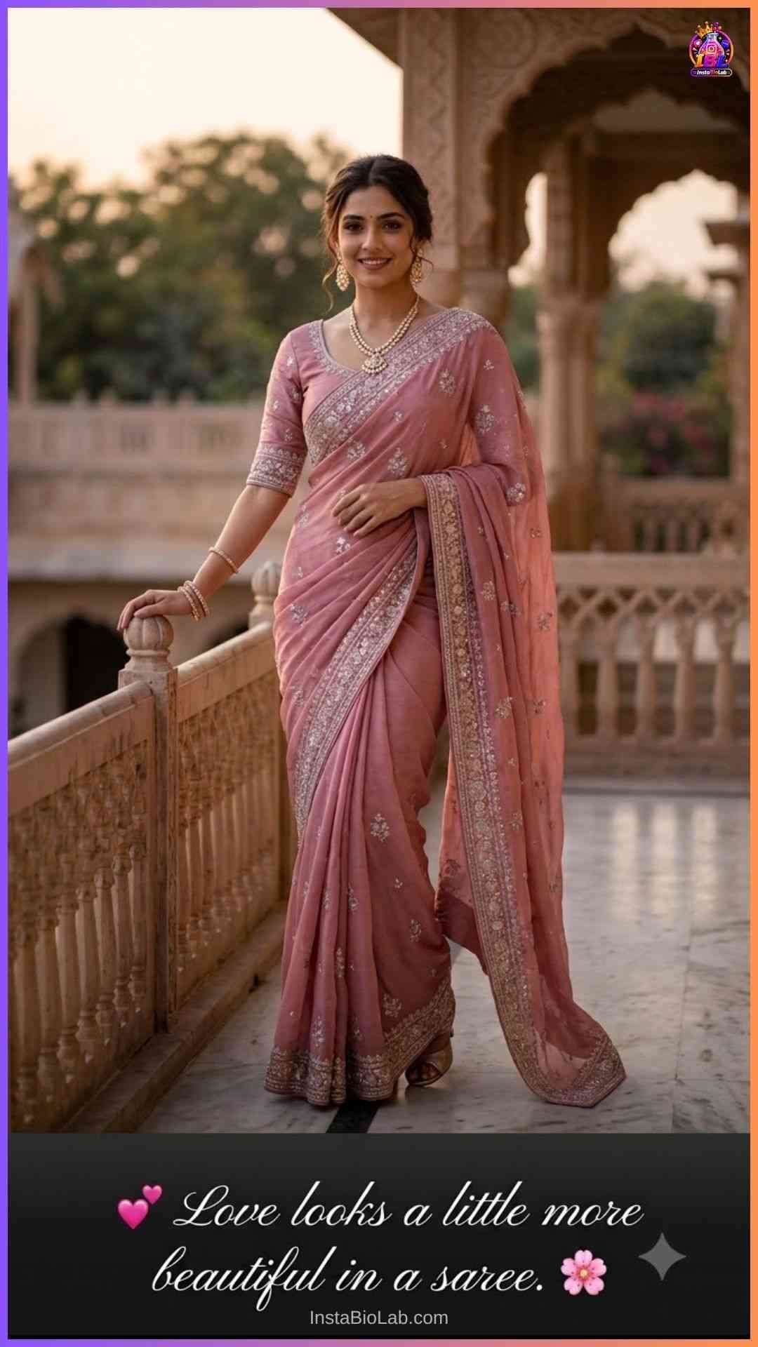 Saree Love Caption For Instagram