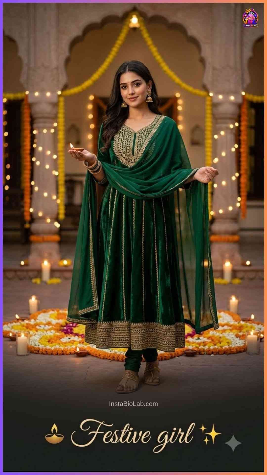 Short Diwali Captions For Instagram For Girl​