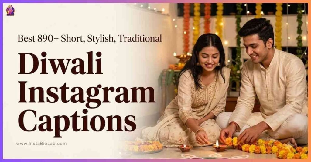 Diwali Instagram Captions [Best 890+ Short, Stylish, Traditional]