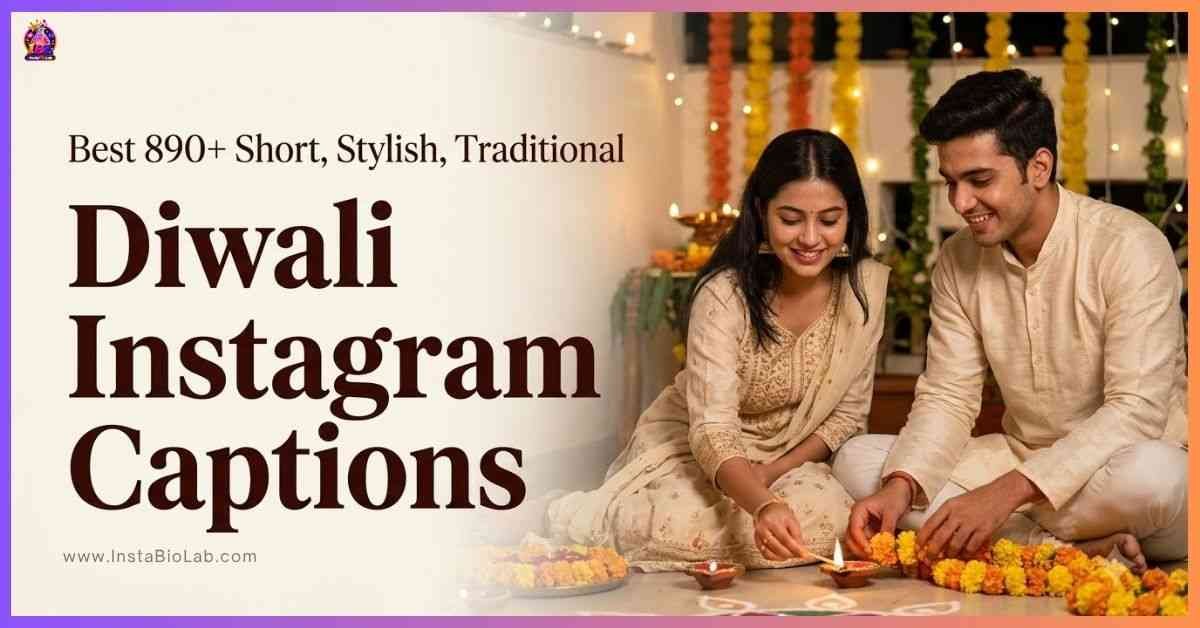 Diwali Instagram Captions [Best 890+ Short, Stylish, Traditional]